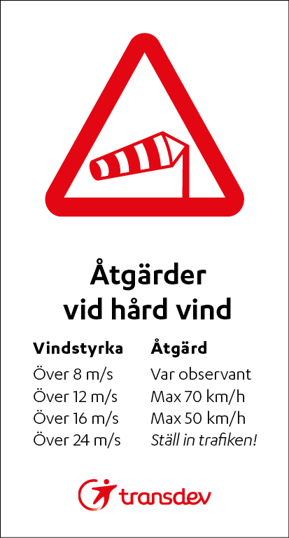 Dekal: Hård vind