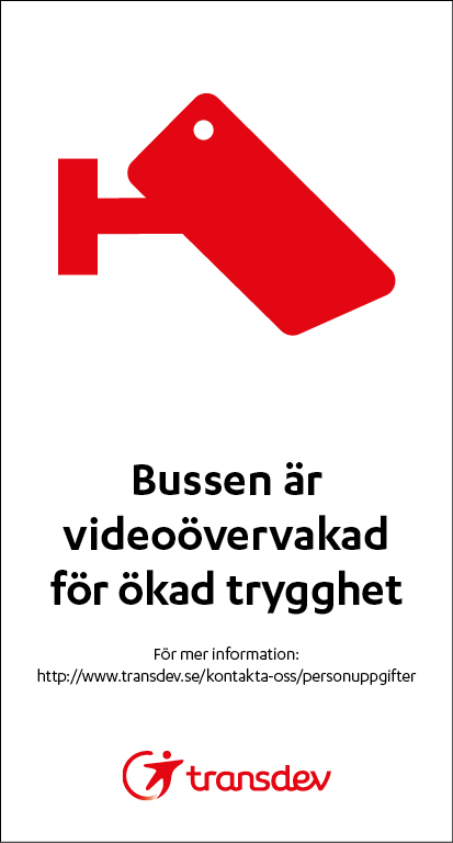 Dekal "Övervakning"