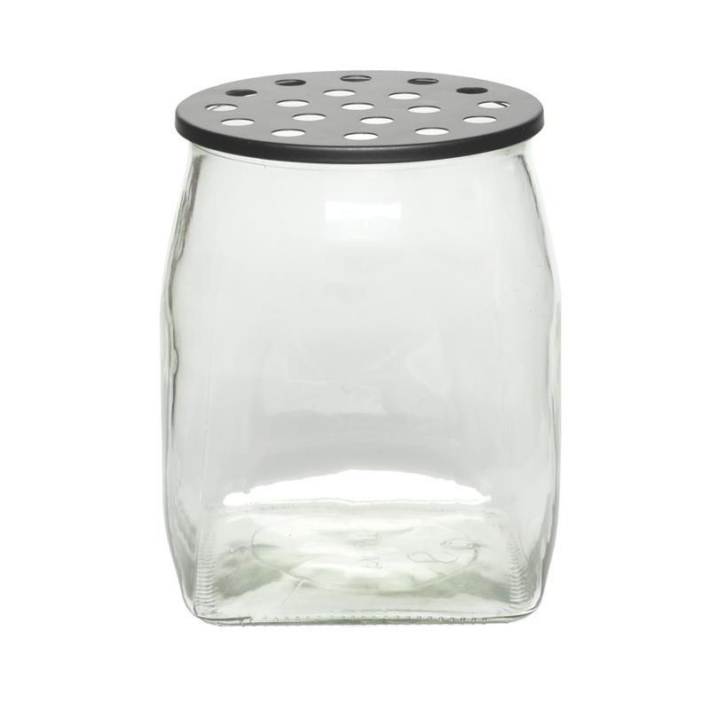 Glass vase - Vase with lid - 20