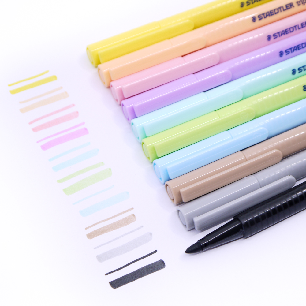 Triplus Textsurfer 362 Staedtler Box of 10 Highlighters with Bullet Tip 1 to 4 mm