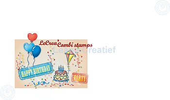 Leane Creatief Let’s Party Clear Stamps