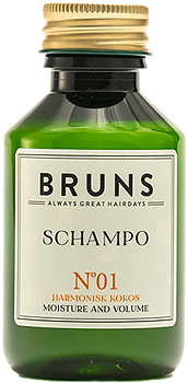 Bruns Schampo 01 Harmonisk kokos 100ml - Bruns Products 