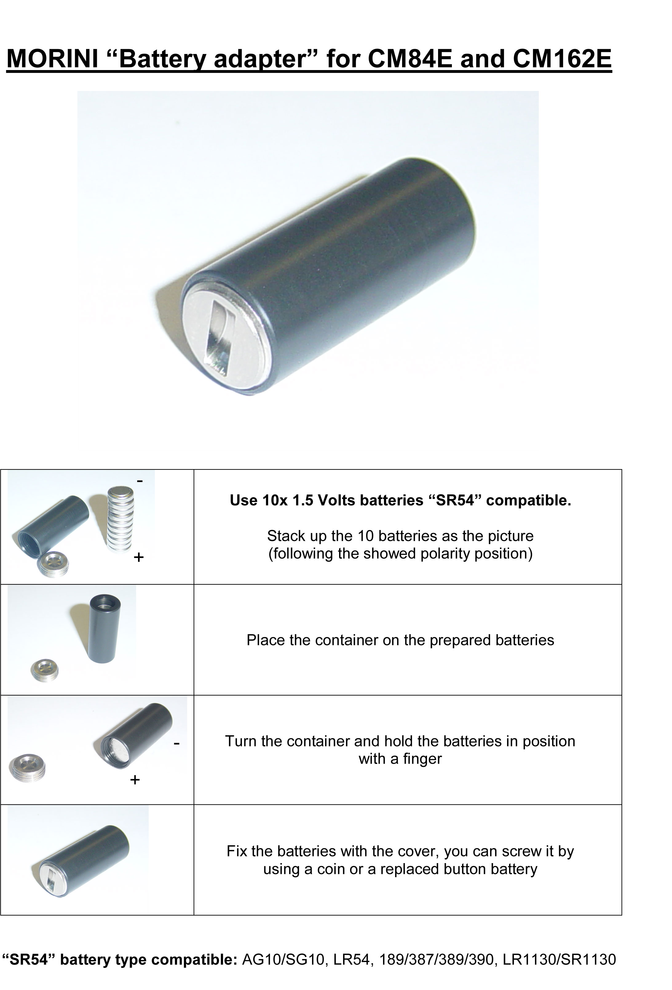  Battery holder - pistol - MORINI - 3