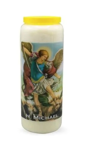 Ärkeängeln Mikael Ljus - 17cm