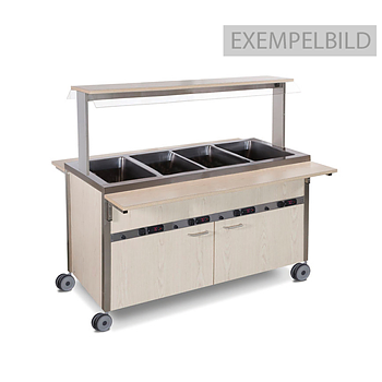 Haglunds - Salladsvagn - Kylbrunn GN1/1-150 - MASSIV-12KA - Mått: 1200x650x900mm