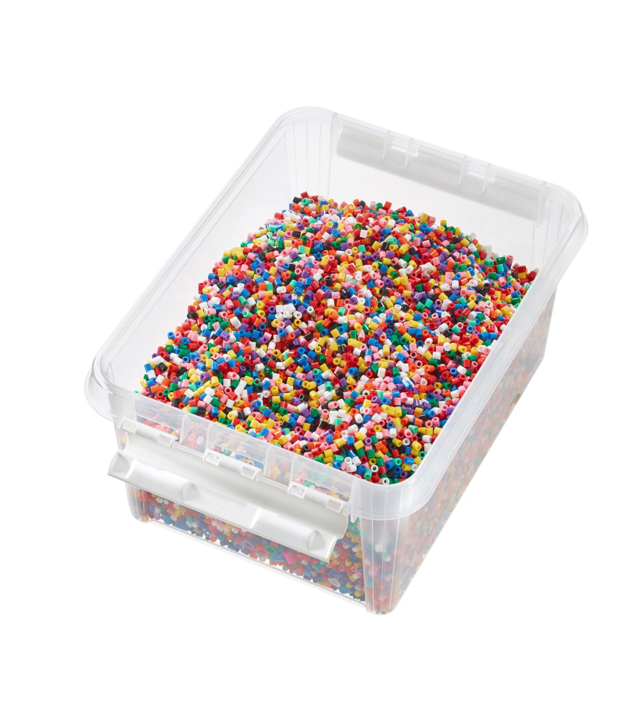 Förvaringsbox med lock 8L transparent - 4