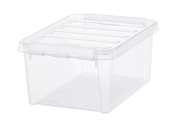 Förvaringsbox med lock 8L transparent