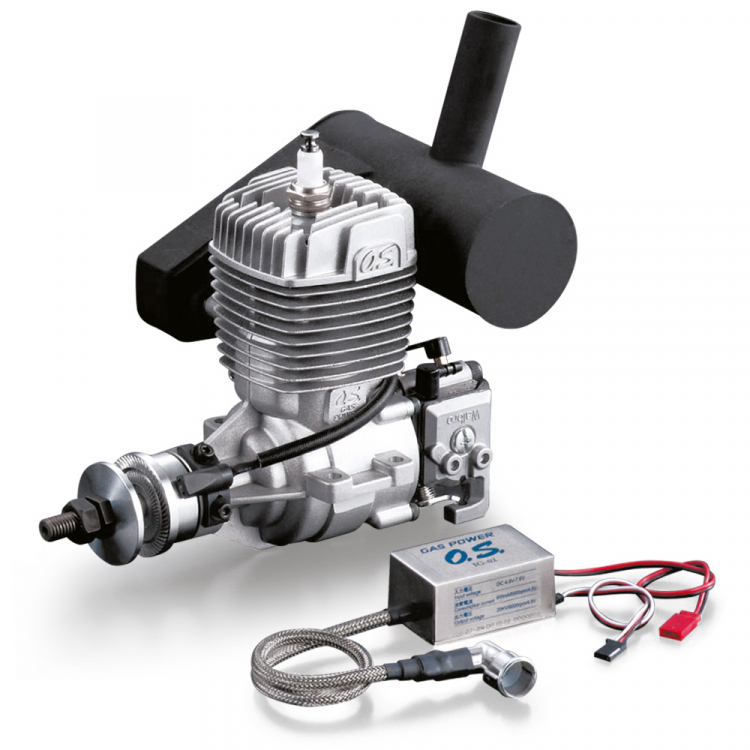 O.S.Engine GT22 22cc 2-Takts Bensinmotor med Ljuddämpare