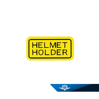 Dekal “Helmet Holder” Honda MT50/MB50