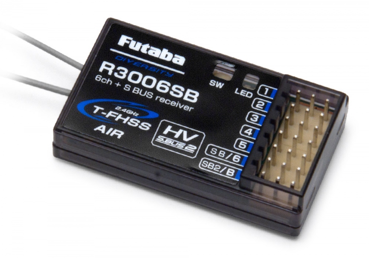 Mottagare Futaba R3006SB, 6 kanals+S.BUS T-FHSS