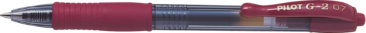 Gelpenna Pilot G2+ 0,7 vinröd