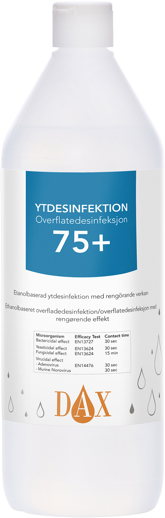 Ytdesinfektion DAX 75+ 1 Liter