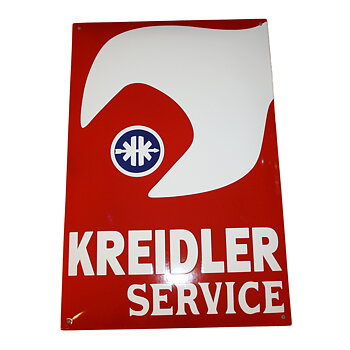 Emaljskylt 40x60 cm Kreidler Service