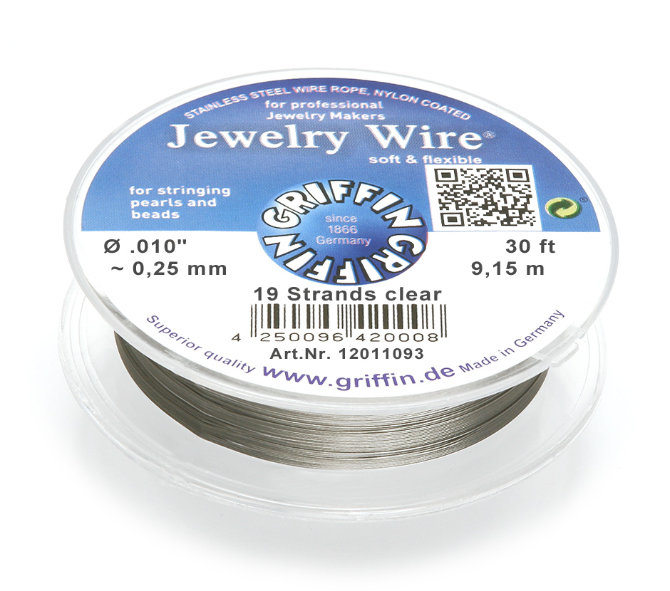 Wire 19 strands 0,25mm ( ,010") 9,15m ( 30 ft ) Griffin