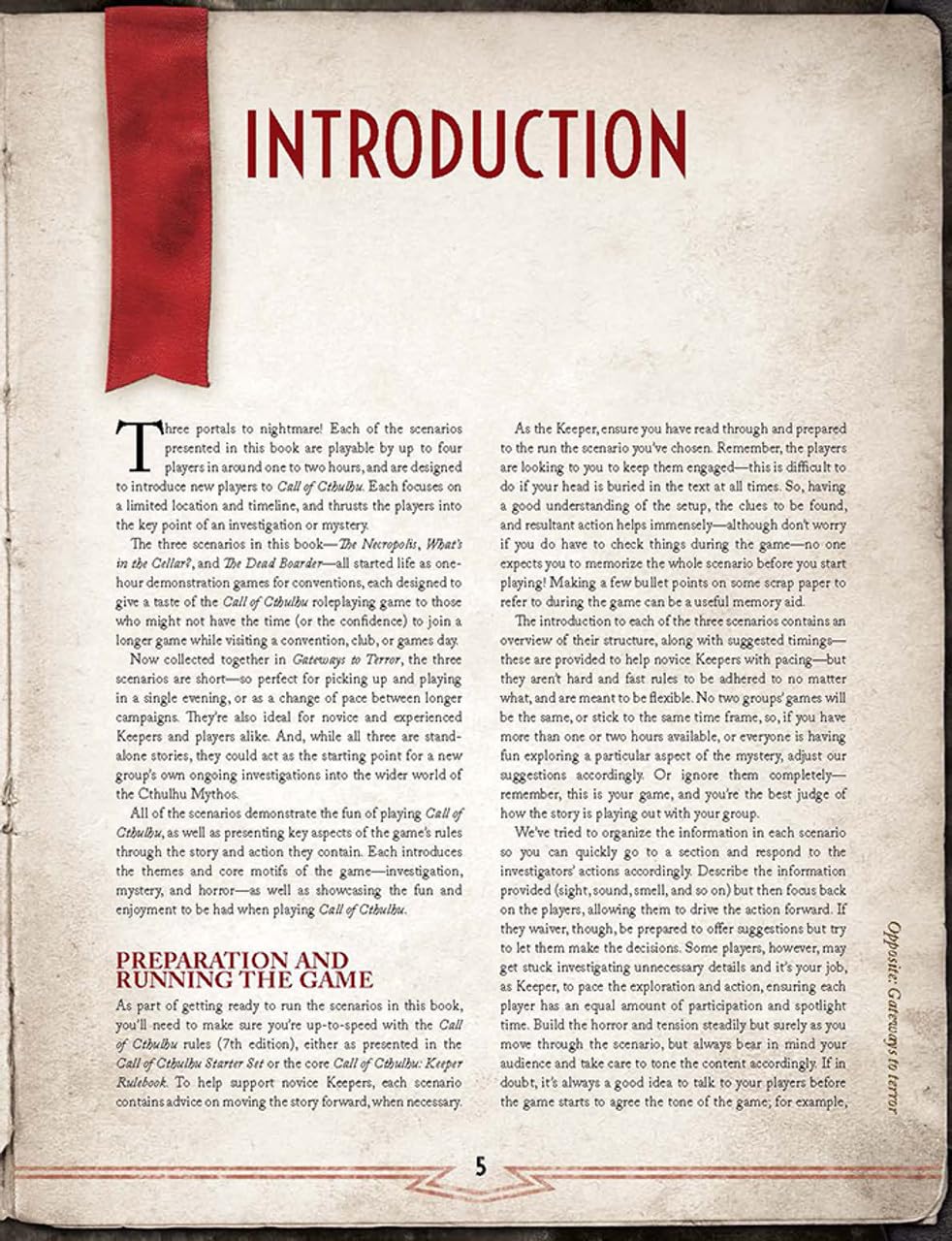 Call of Cthulhu RPG - Gateways to Terror + PDF - 4