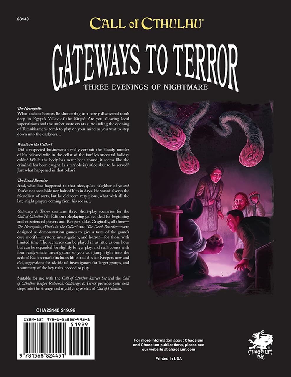 Call of Cthulhu RPG - Gateways to Terror + PDF - 2