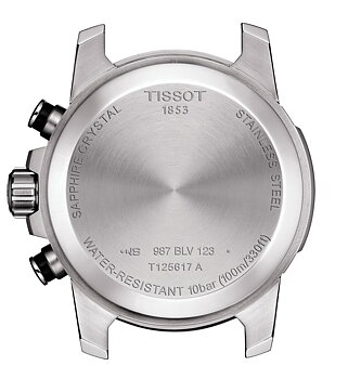 Tissot T125.617.11.051.00 Tissot T-sport Supersport Chronograph 45 svart bakboett
