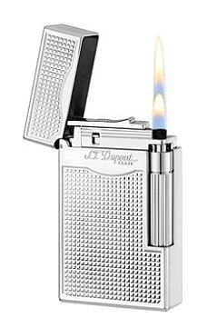 S.T Dupont Le Grand Palladium Diamond Cut Chrome