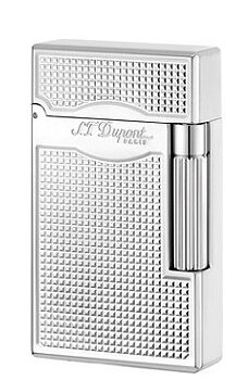 S.T Dupont Le Grand Palladium Diamond Cut Chrome