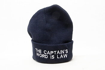 Knitted Hat The Captain's Word Is Law