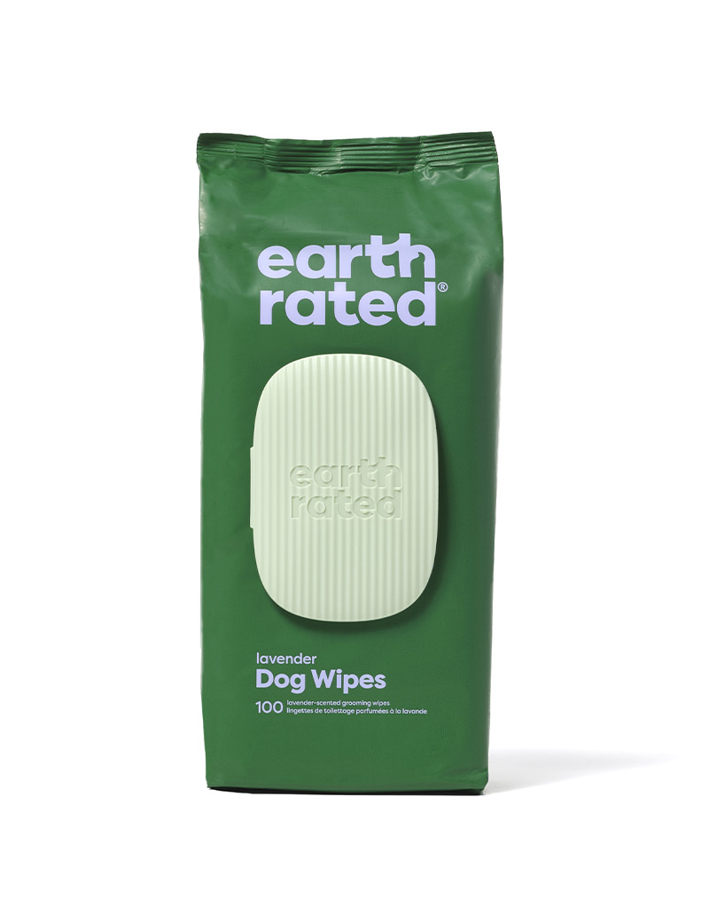 Earth Rated Compostable Wipes Lavender 100-pack 