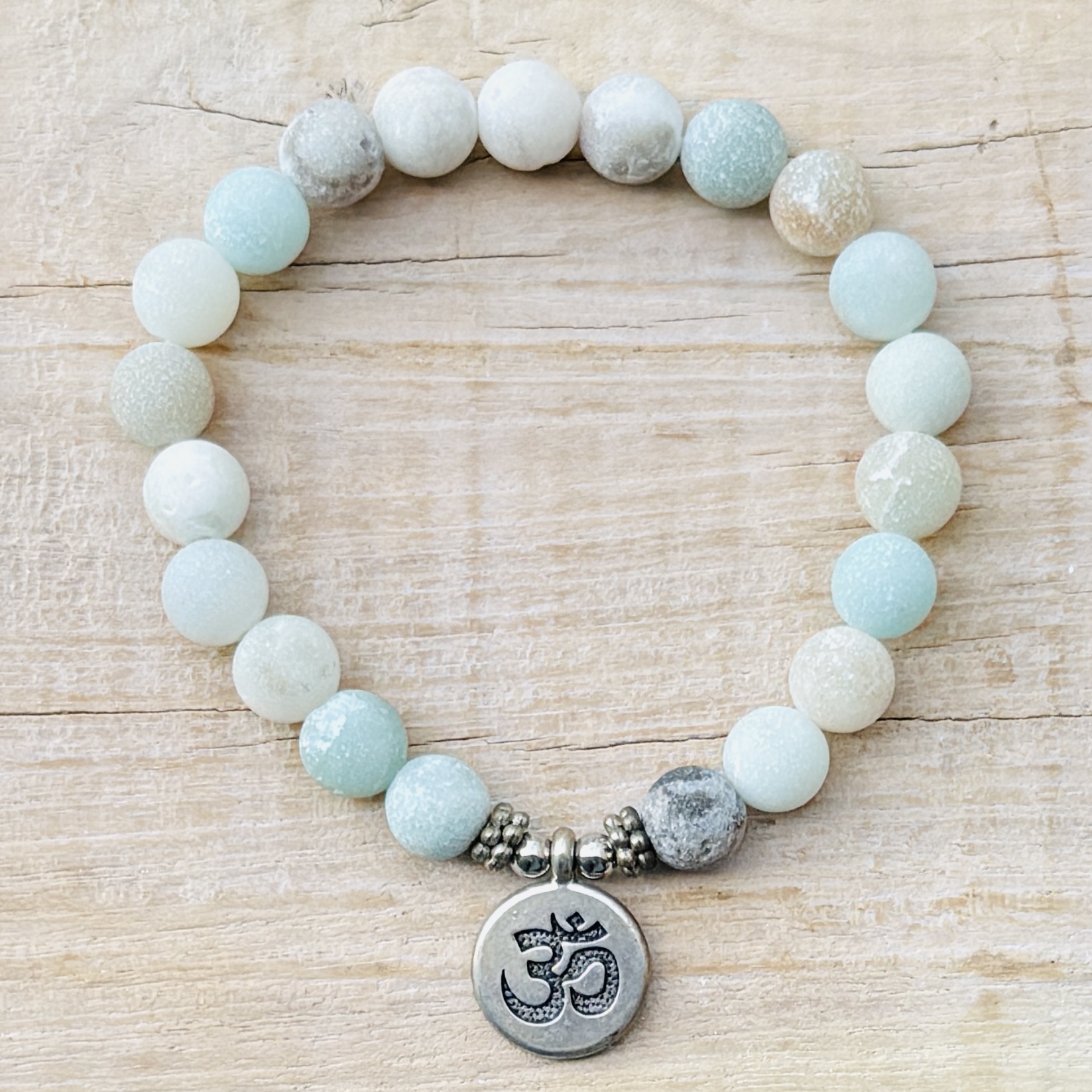 Armband Mala Amazonit Ohm