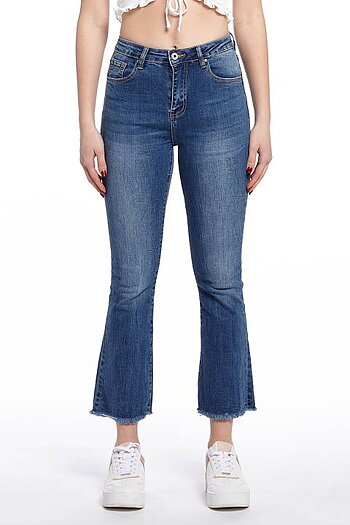 Stajl - Jeans Raw 7/8 Blue