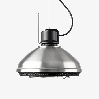 Heat lamp HAL Elevator function Black or Stainless steel