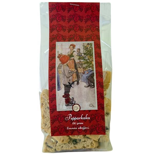 Pepparkaka - skorpor, biscotti i vacker förpackning med Carl Larsson motiv
