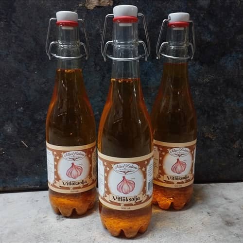 Vitlöksolja, olja med vitlök, 500 ml - 2