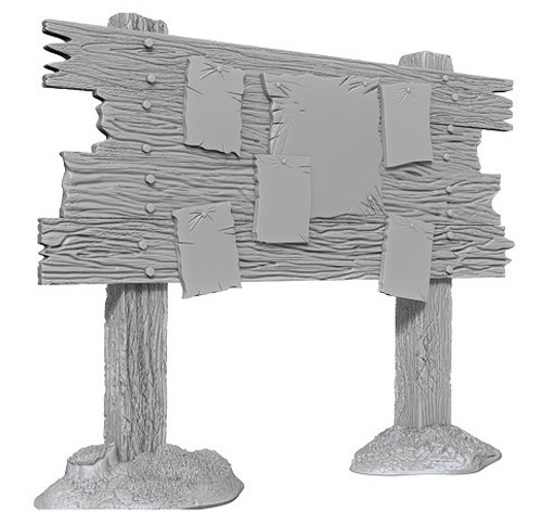 WizKids Deep Cuts Unpainted Miniatures - Bounty Board