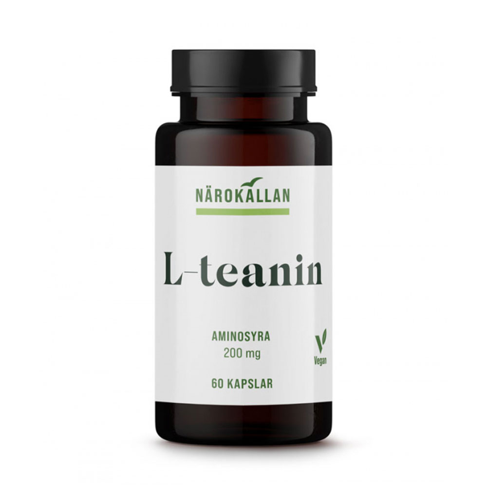 L-Teanin 200 mg 60 kap Närokällan