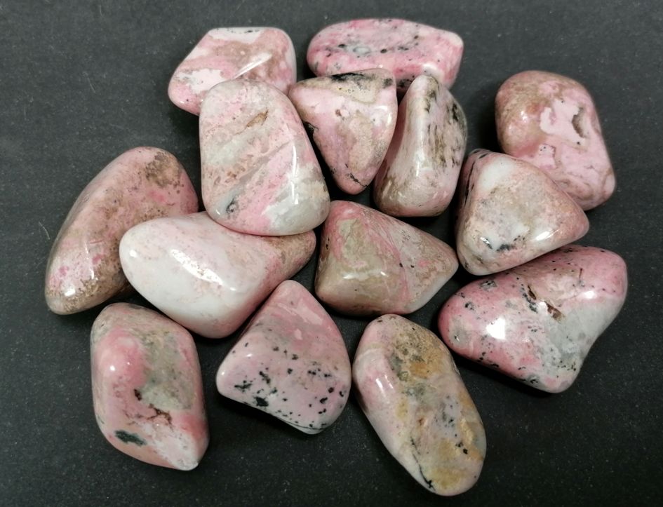Ljus Rosa Peruansk Rodonit - Trumlad - AA kvalitet - 2