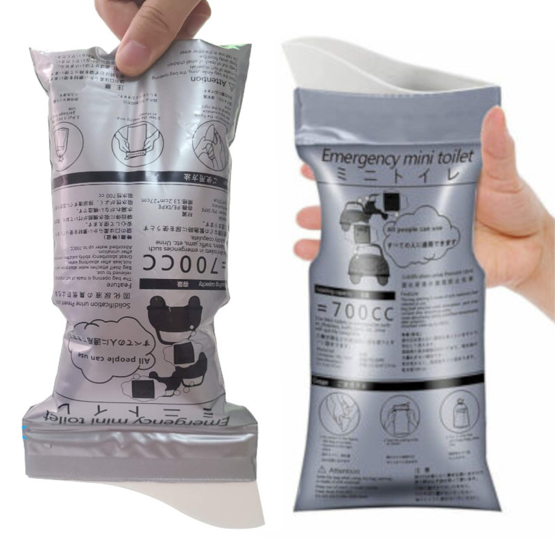 Minitoalett - nödtoalett - 4-pack - 2