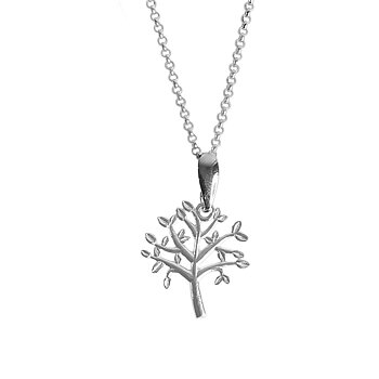 IAMLUND Livets träd halsband silver