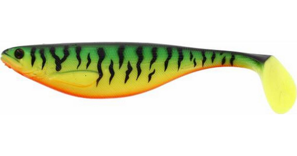 westin shadteez 19cm är en jigg för gäddfiske. med sin rullande gång och stora paddel har den fångat många stora gäddor. firetiger