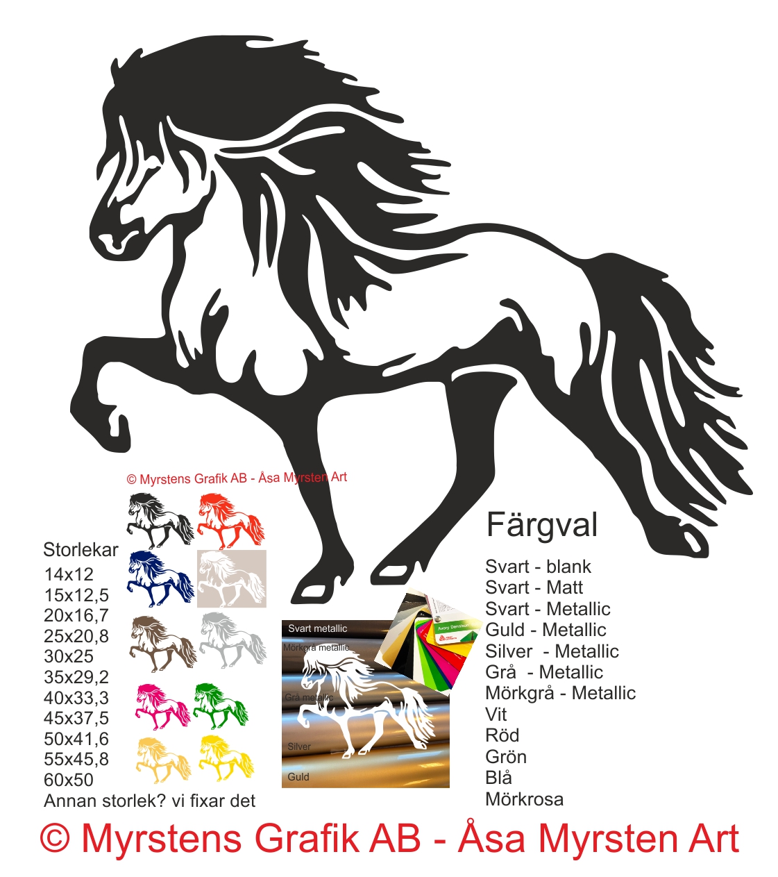 Icelandic horse Decal