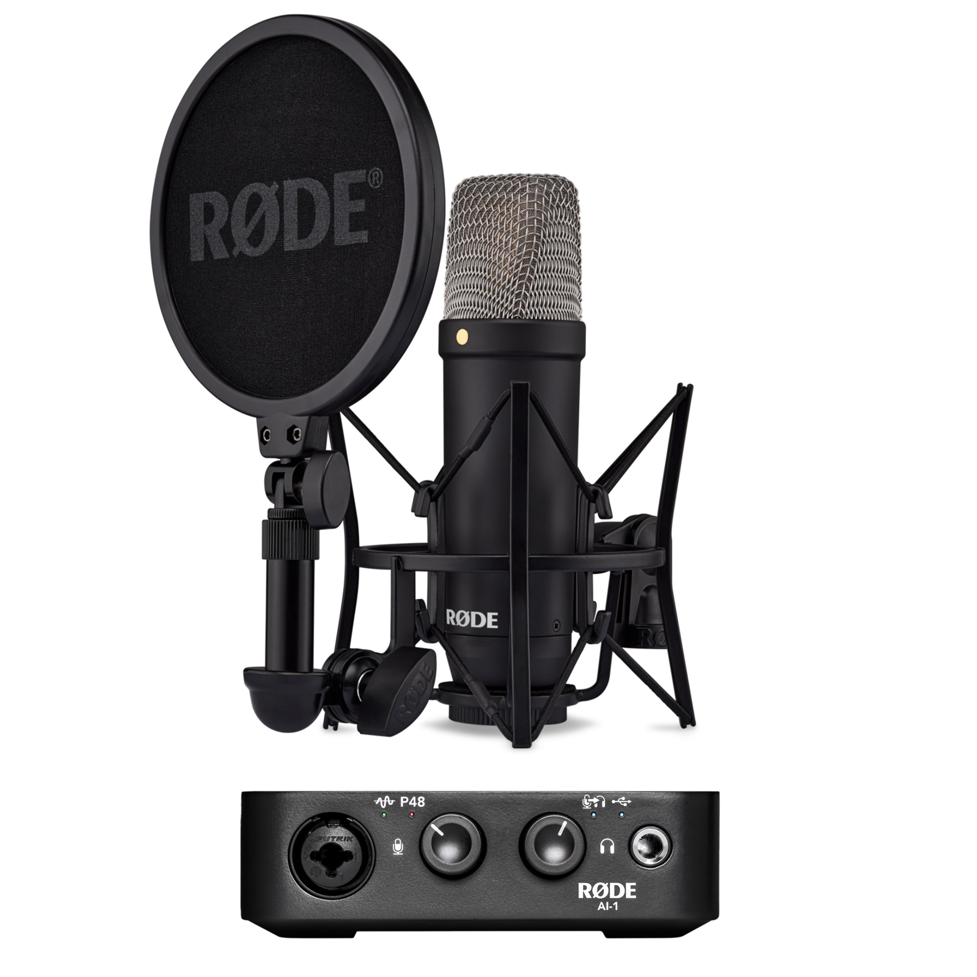 Kit completo da studio RODE NT1 S + microfono Ai-1