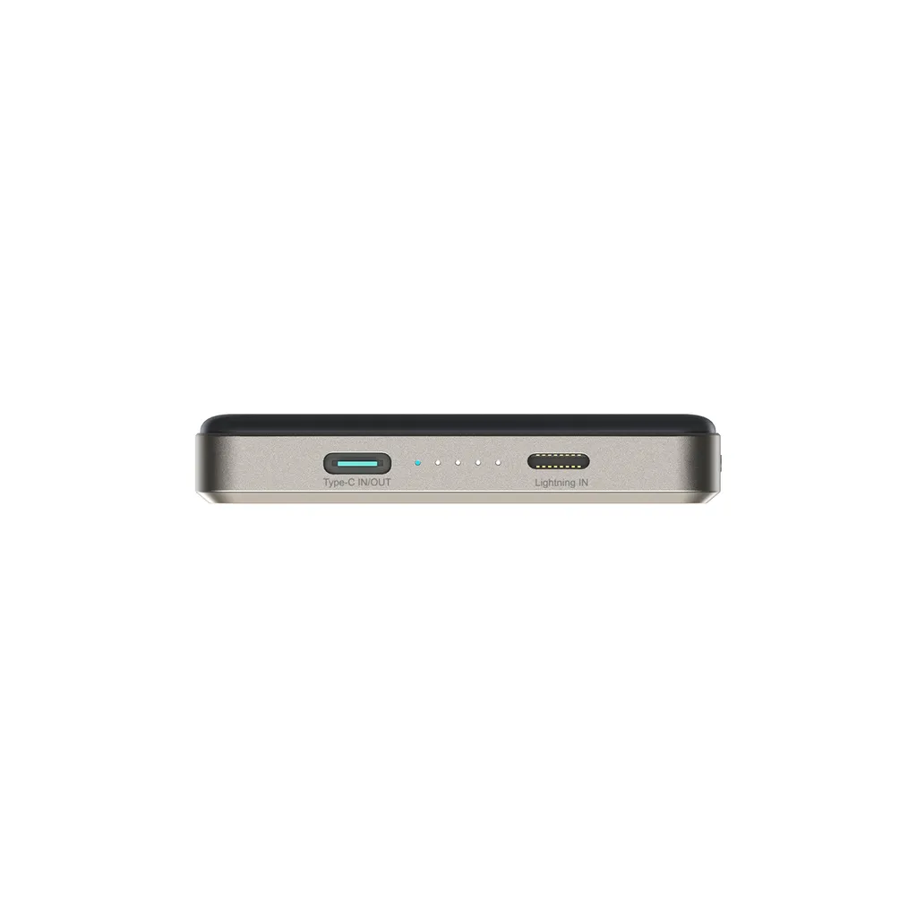 SiGN Ultratunn Magnetisk Powerbank 10000mAh, 20W - Titan - 6