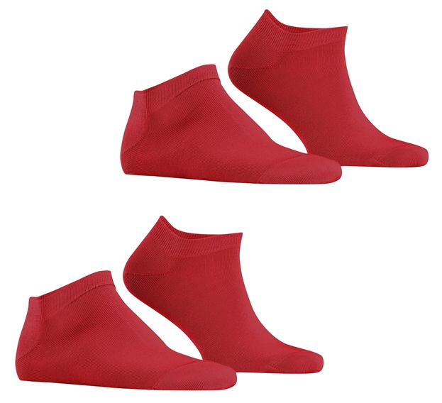 2-Pack med röda ankelstrumpor, strumpor med lågt skaft. Tillverkade av varumärket Esprit. Pris 129kr