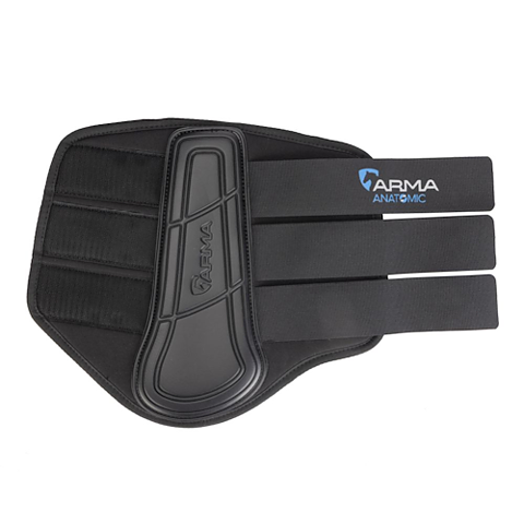 ARMA Neoprene Benskydd - svart, brun, vit