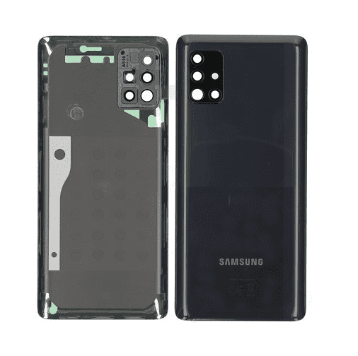 Samsung Galaxy A31 Baksida med tejp Original - Svart