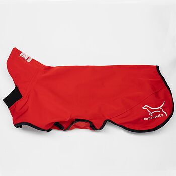 Hunde Regenmantel Neoflex, red