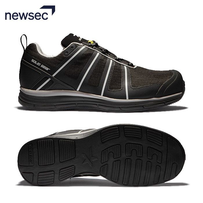 Newsec Arbetssko Solid Gear Evolution Black