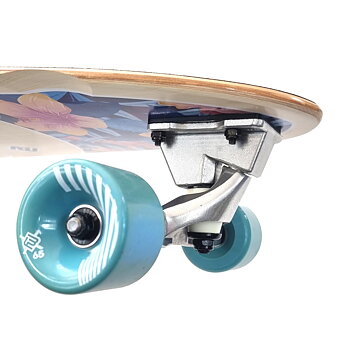 Flying Wheels Surf Skateboard 31 Kauai Hibiscus