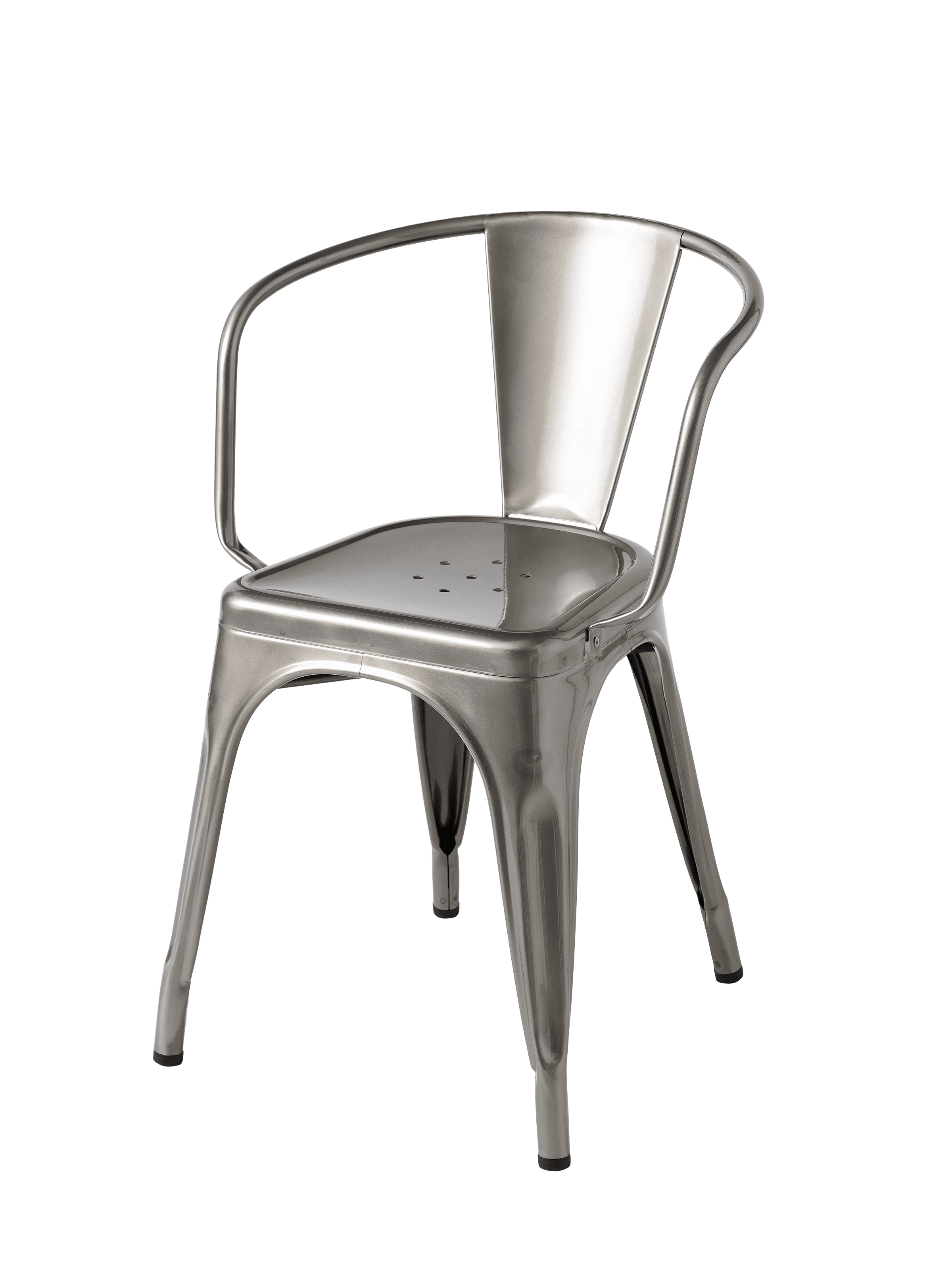 Tolix A56 karmstol , lackad metall