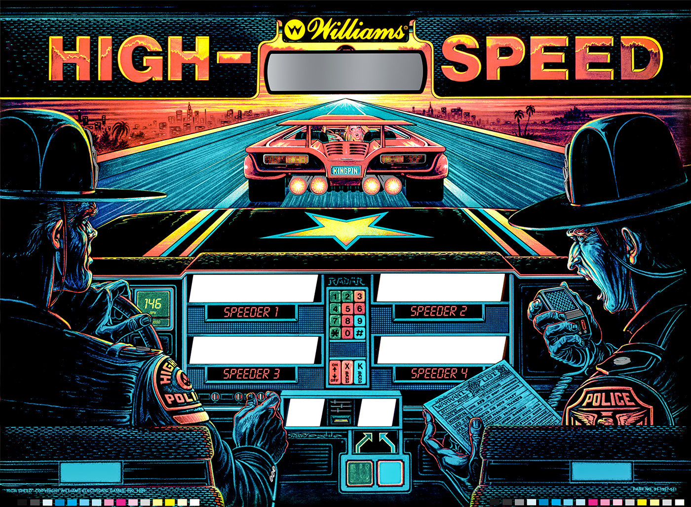 High Speed - Playfield Kit