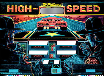 High Speed - Playfield Kit