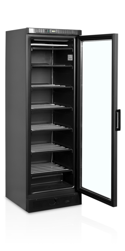 Tefcold - UFSC371G Black - Displayfrys - 300 liter - 2