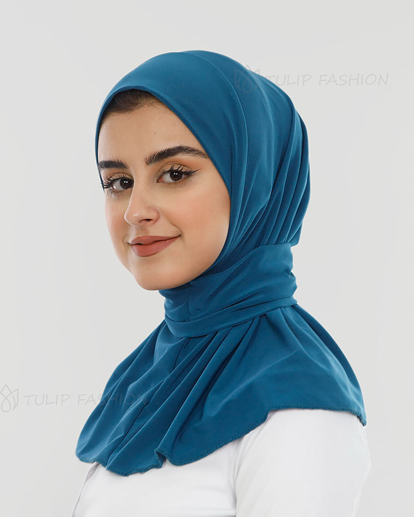 Al Amira Instant Hijab - Turquoise - 2